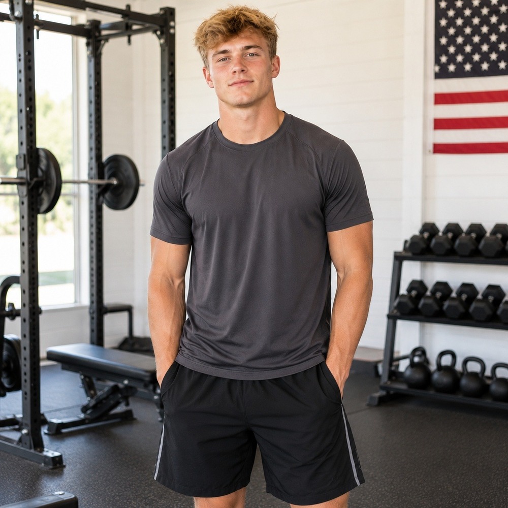 Men's Nike Athletic Shorts M Black Gray
